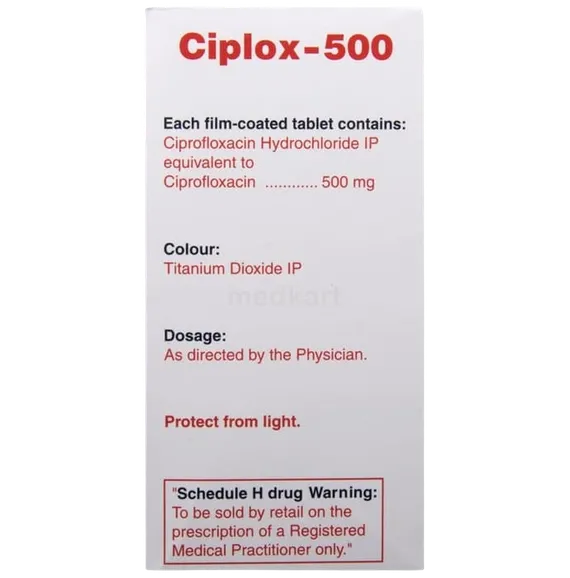 ciplox 500mg tablet 10's